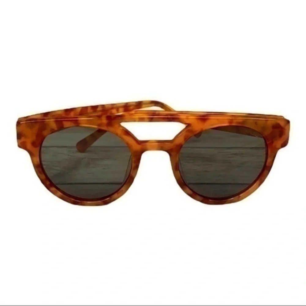 Girls KOMONO Orange & Brown New Sunglasses tortoise